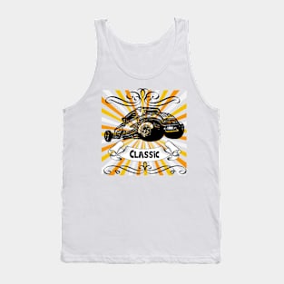 Car in vintage classic look gift idea Tank Top